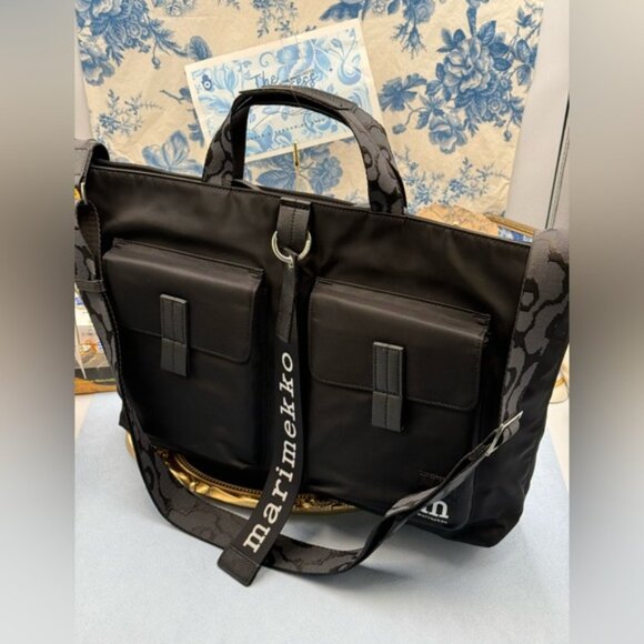 NWT Marimekko Black Laptop Bag - Picture 4 of 15
